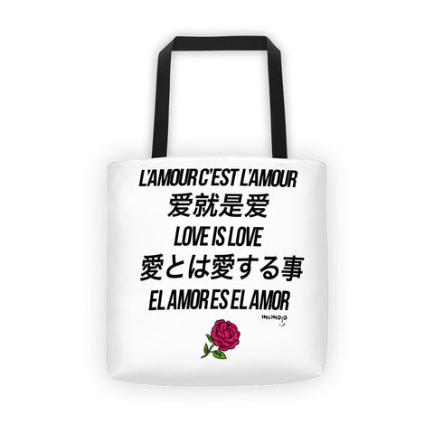 Love is Love Black Tote bag