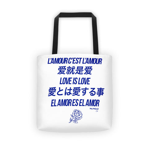 Love is Love Blue Tote bag